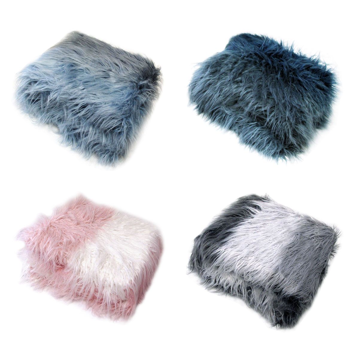 Extra large faux deals fur pillows