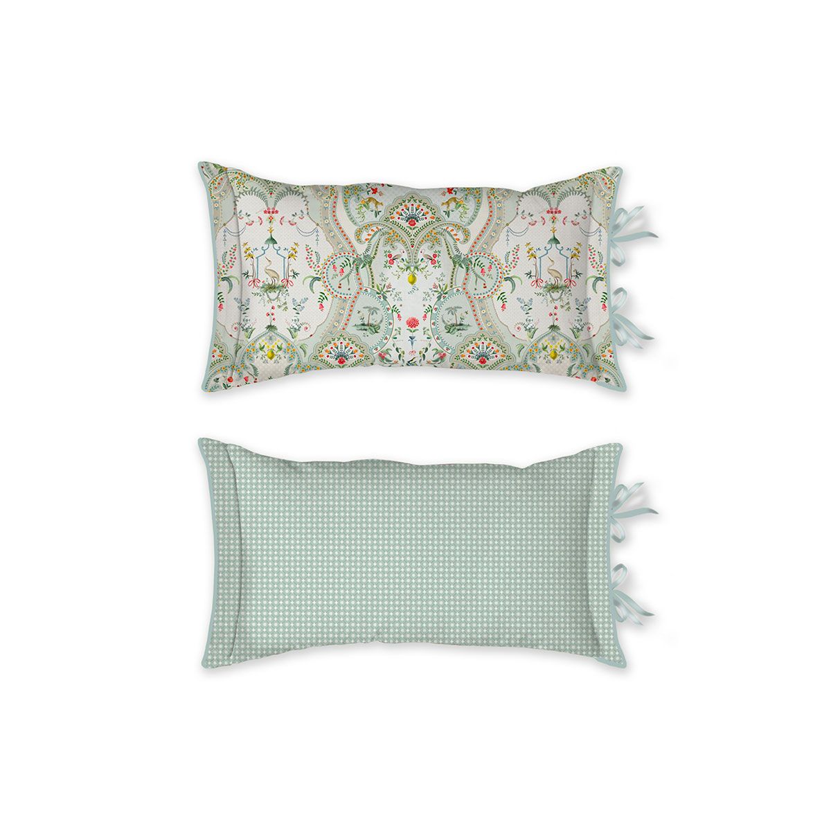 White oblong pillow sales