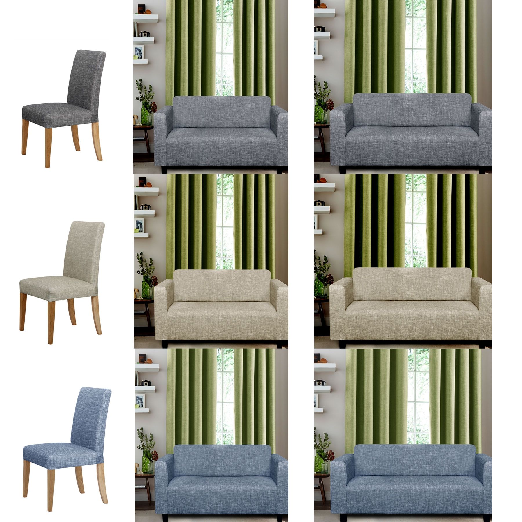 Easy Fit Sofa Cover or Stretch Dining Chair Cover Save 25 Off