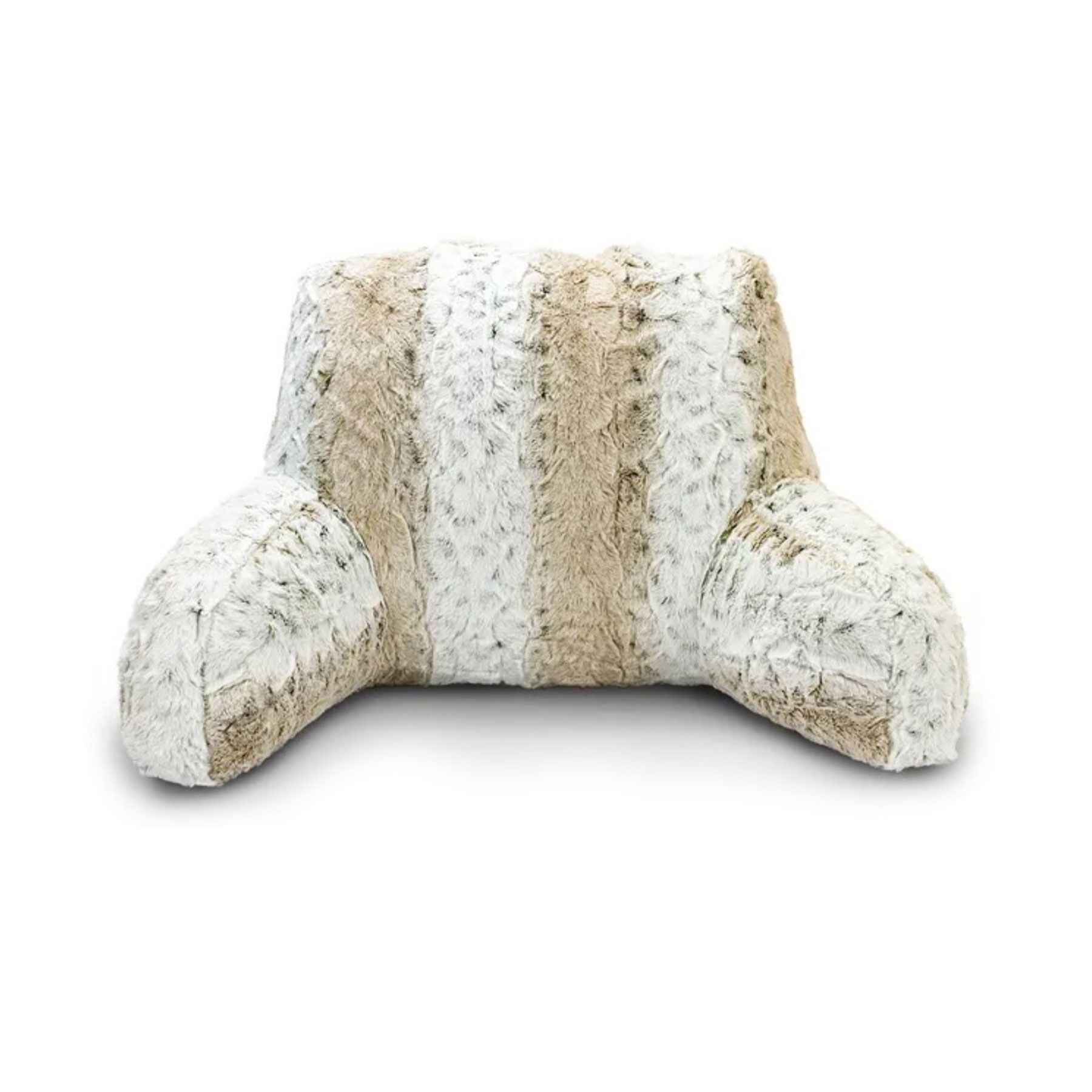 Faux fur backrest pillow store