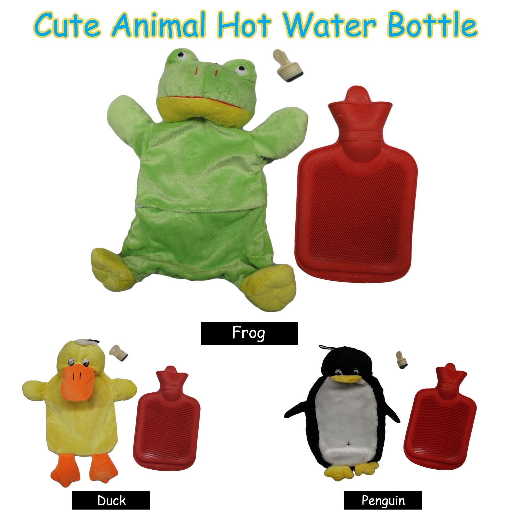 Kingdom Animal Kids Hot Water Bottles