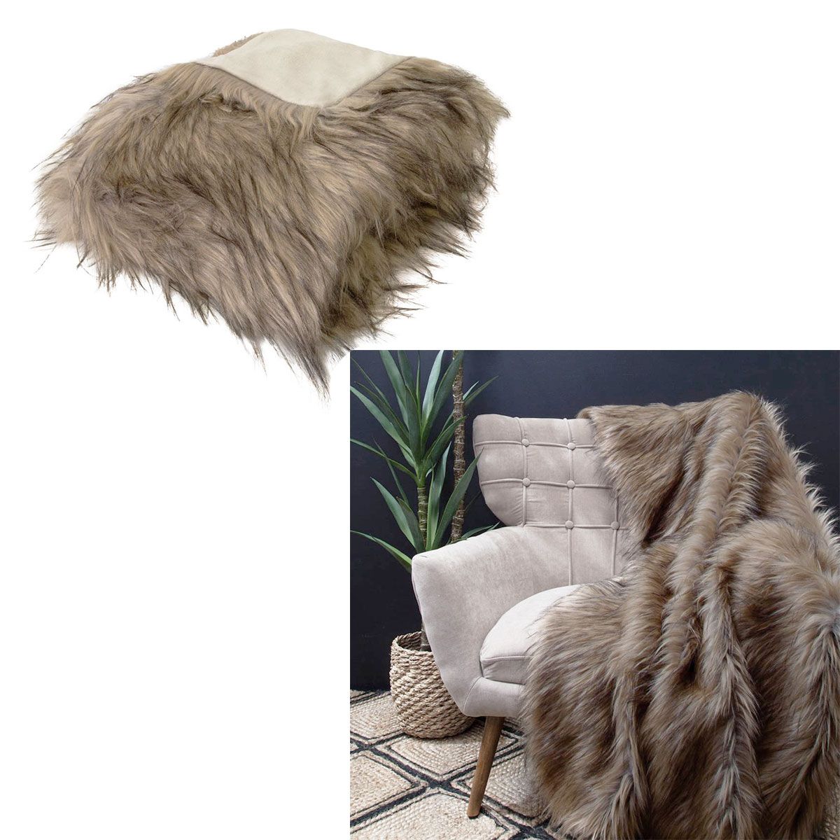 Elk fur blanket online