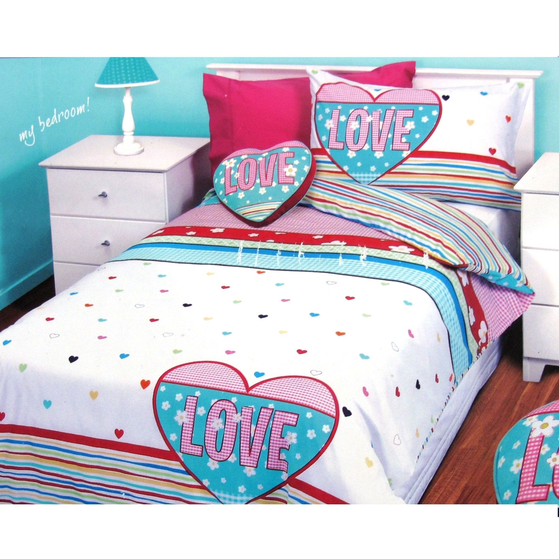 Girls quilt cover set hotsell