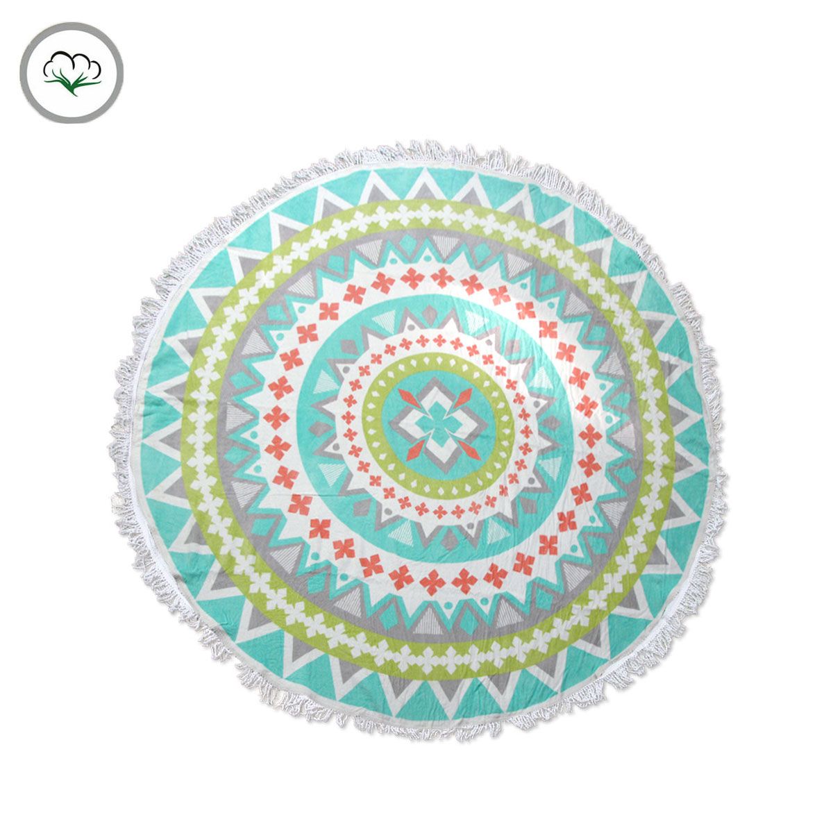 Round beach towel online cotton on