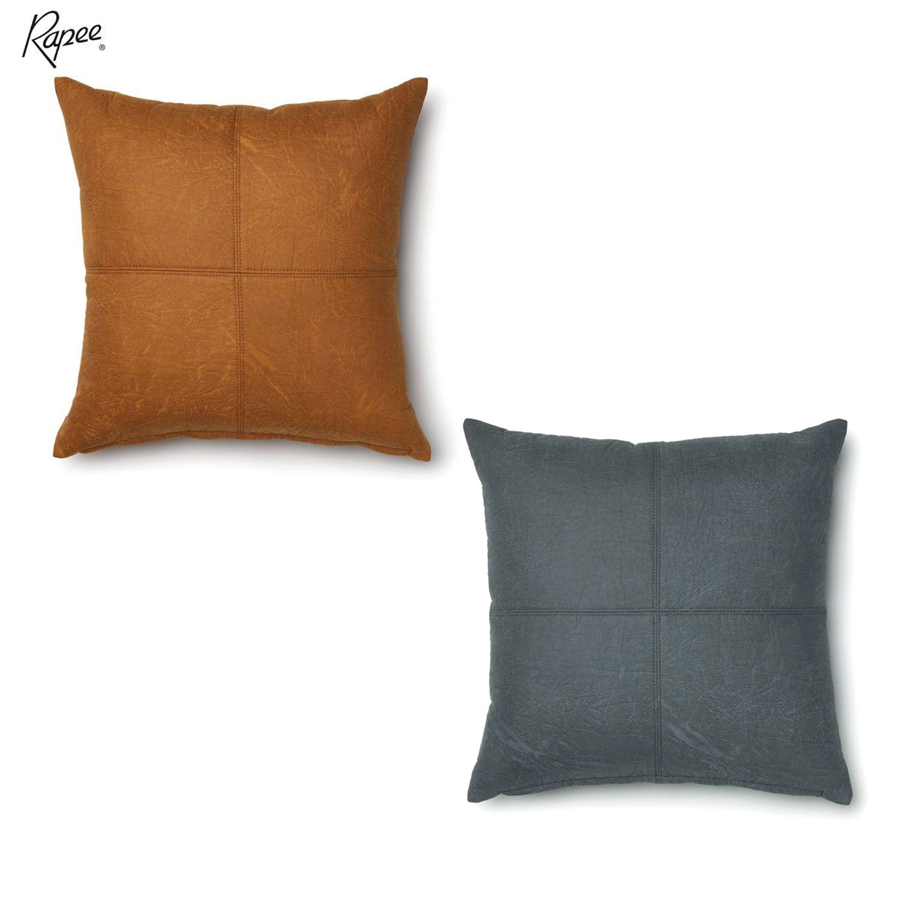 Faux leather cushions for sale discount