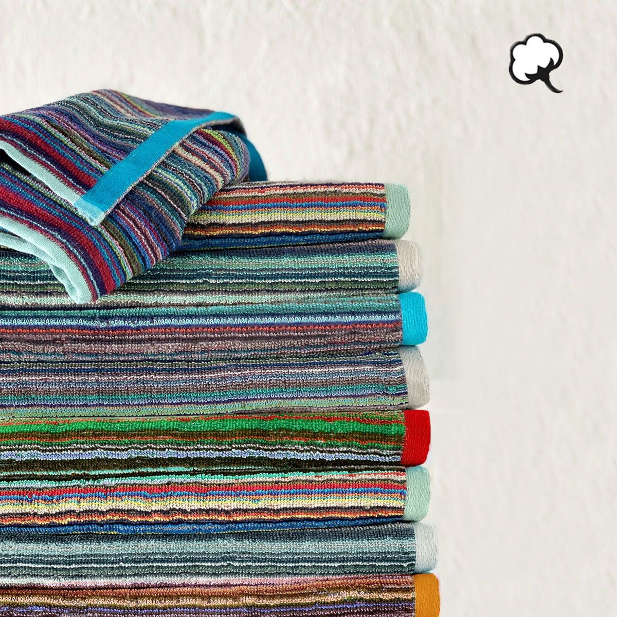 Bright coloured towels deals