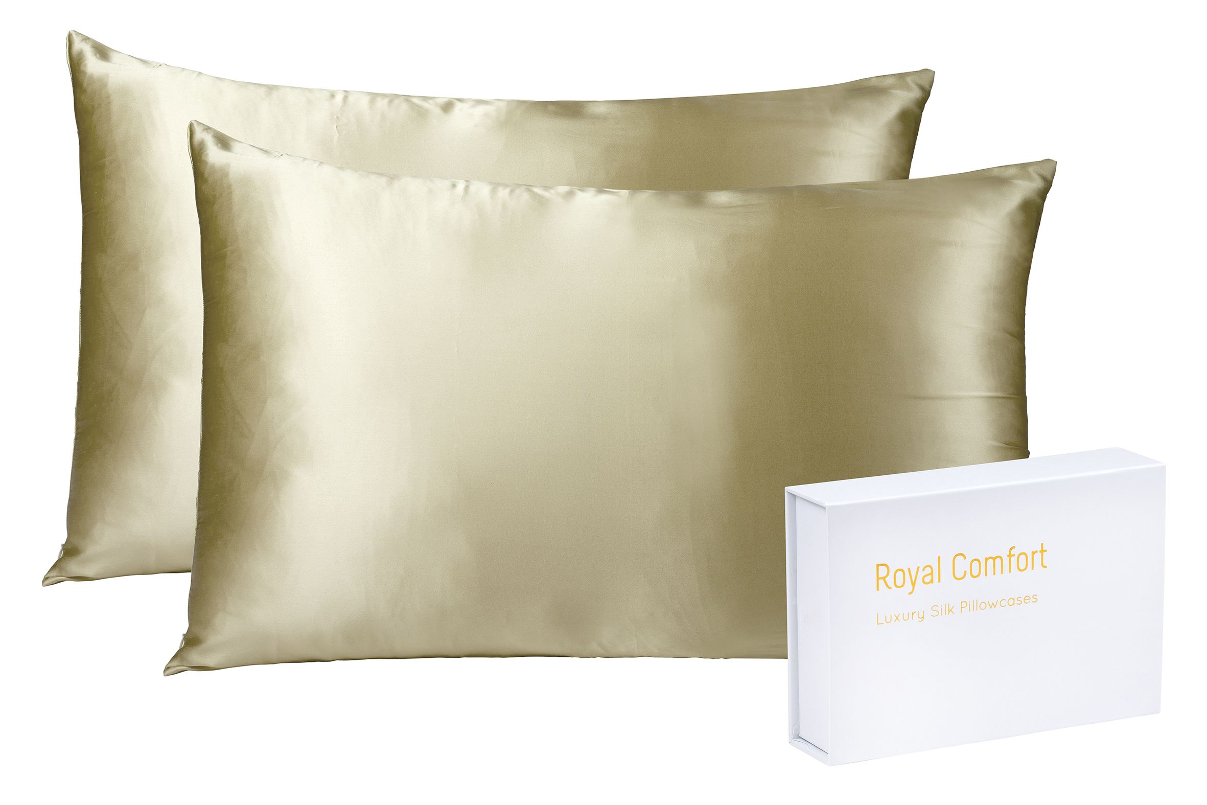 Royal Comfort Mulberry Soft Silk Hypoallergenic Pillowcase Twin