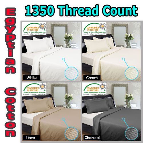 1350TC Quilt Cover Set & Sheet Set by Kingdom