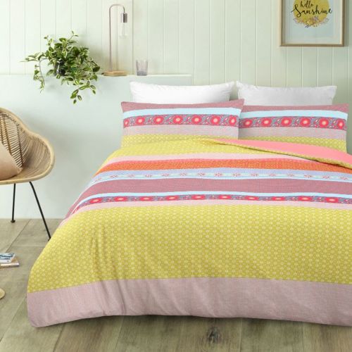 Malta Printed Quilt Cover Set by Big Sleep