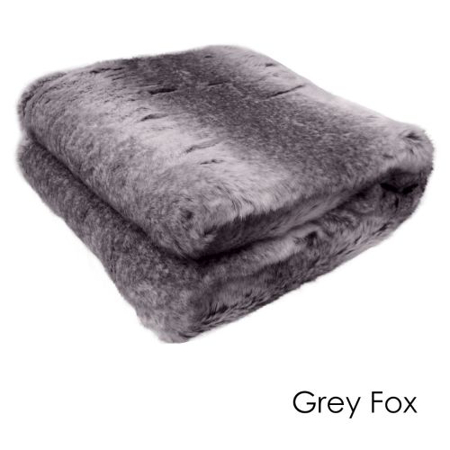 Faux Fur Animal Throw Rug 127 x 152 cm