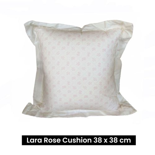 225TC Lara Rose Square Cushion by Belmondo