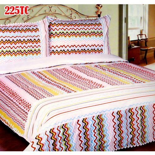 225TC Polyester Cotton Sorrento Quilt Cover Set Queen by Hotel Living