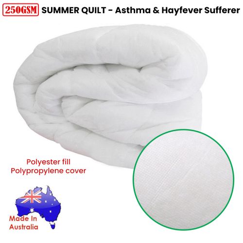 250GSM Australian Made Summer Quilt - Asthma & Hayfever Sufferer