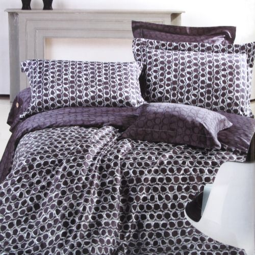 250TC Cotton Sateen Neuvo Reversible Quilt Cover Set King by Phase 2