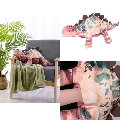 2 in 1 Novelty Cushion/Throw Dino by Happy Kids