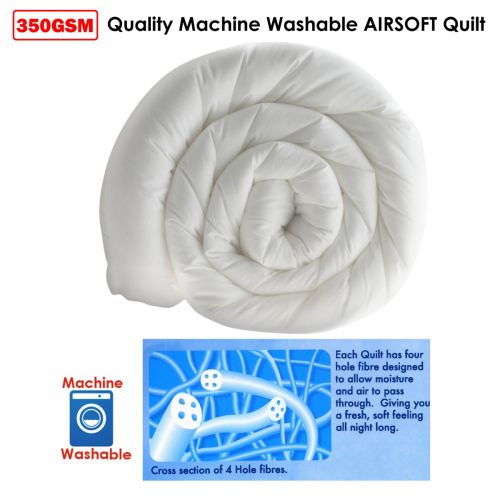 350gsm Quality Airsoft Quilt Single