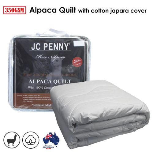 350GSM Alpaca Quilt with Cotton Japara Cover