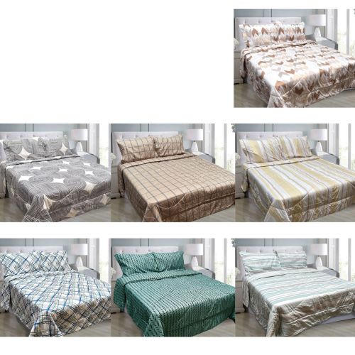 3 Pce Light Weight Microfiber Comforter Set Oscar Queen/King by Hotel Living