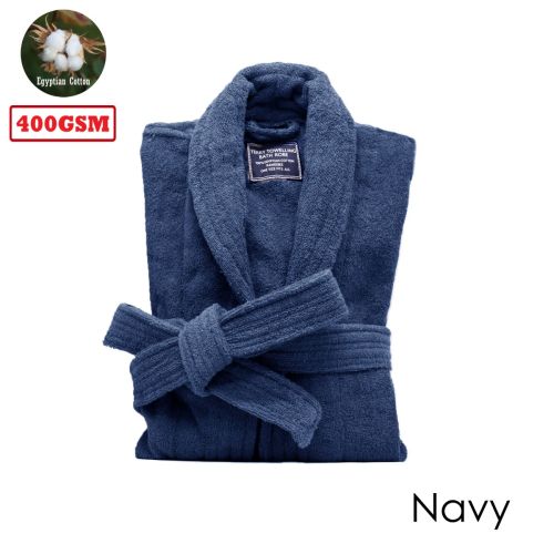 400gsm Egyptian Cotton Terry Toweling Bath Robe