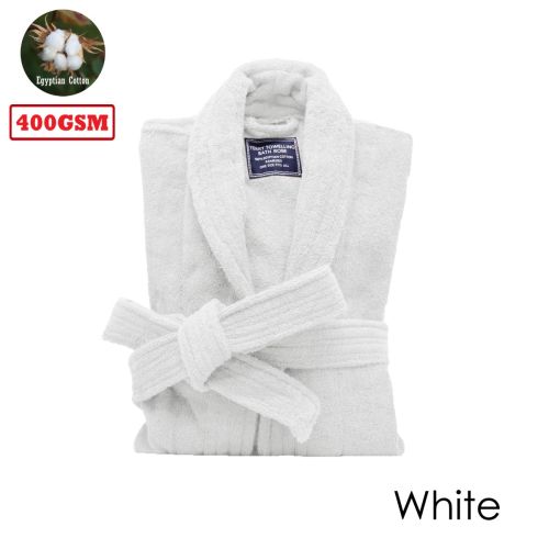 400gsm Egyptian Cotton Terry Toweling Bath Robe