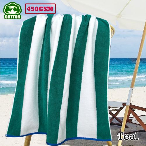 450gsm Cotton Jacquard Beach Towel 100 x 180 cm by Ramesses