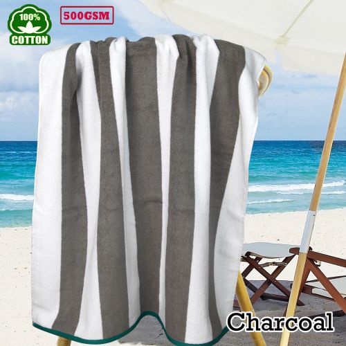 500gsm Cotton Jacquard Beach Towel 75 x 150 cm by Ramesses