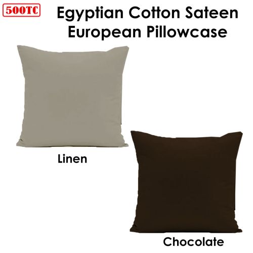 500TC Egyptian Cotton European Pillowcase 65 x 65 cm