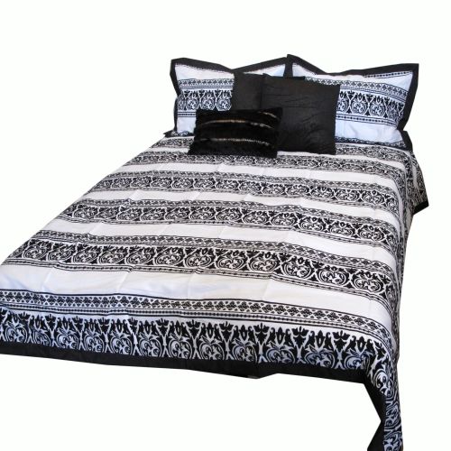 6 Pce Dahlia Quilt Cover Bed Pack Queen