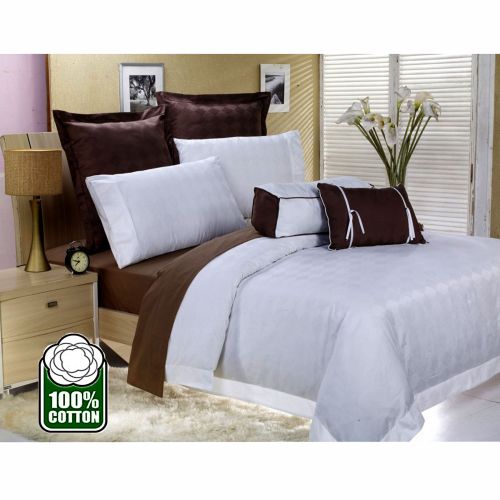 400 TC 7 Pce Sanctuary Bed Set Queen or King Size