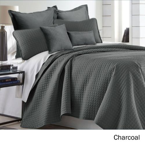 7 Piece Premium Hotel Collection Comforter Set Charcoal by Ramesses 