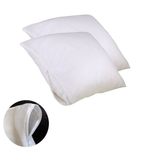 Pack of 2 Stain Resistant Pillow Protectors European