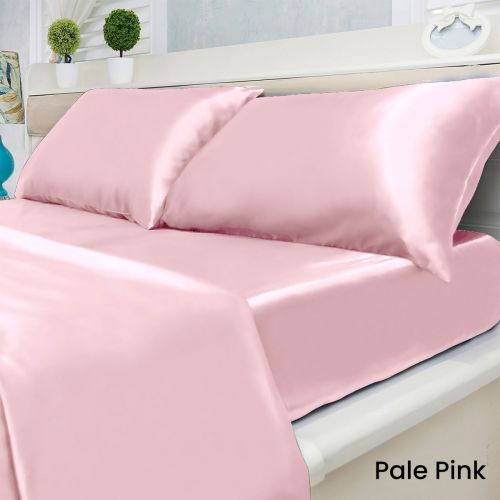 Polyester Satin Sheet Set Queen 33cm Wall by Abercrombie and Ferguson