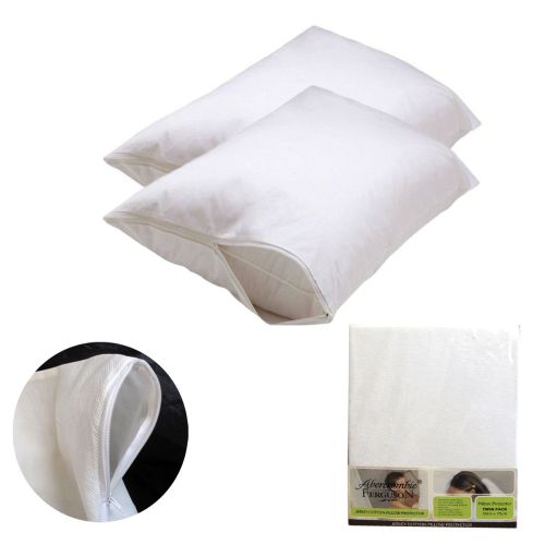 Twin Pack Jersey Cotton Pillow Protectors 50 x 75 cm by Abercrombie and Ferguson