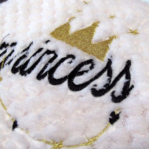 Embroidery Baby Popcorn Diamond Fleece Blanket Throw Rug 75x100 cm