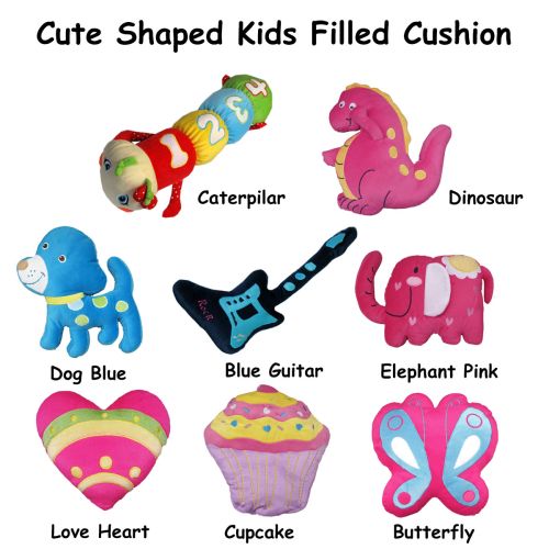 Cute Shaped Kids Filled Cushion