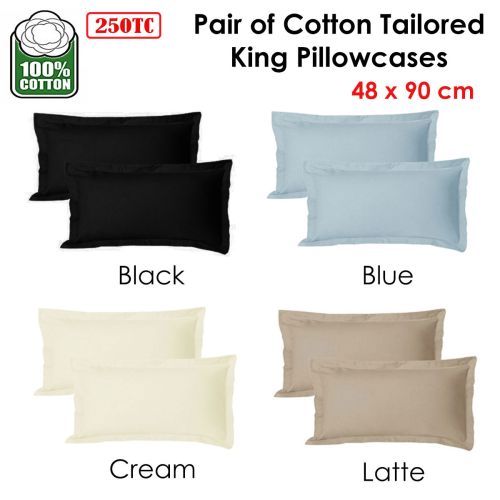 King pillowcase size cm top