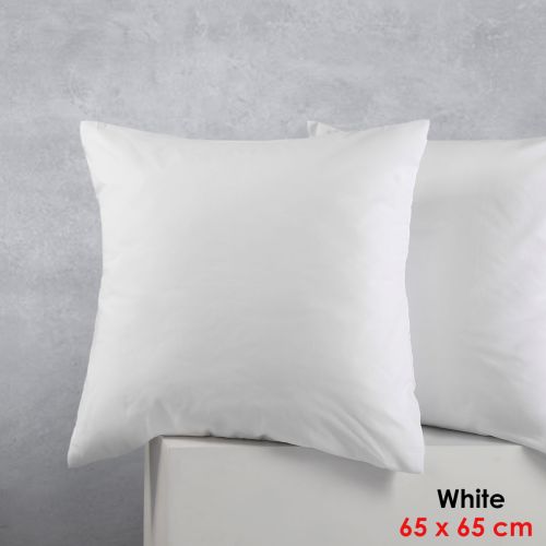 Pair of Cotton Polyester European Pillowcases 65 x 65 cm by Accessorize