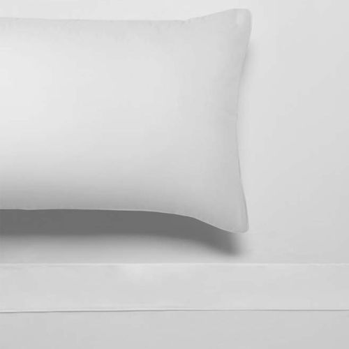 White Piped Hotel Deluxe Cotton Sheet Set by Accessorize