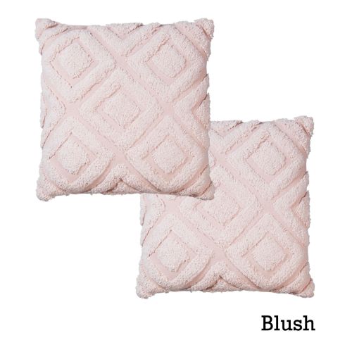 Pair of Kamal Cotton Chenille European Pillowcases 65 x 65 cm by Accessorize