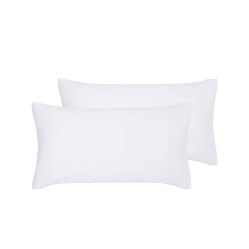 Pair of White Hotel Deluxe Cotton King Pillowcases 50cm x 90cm by Accessorize