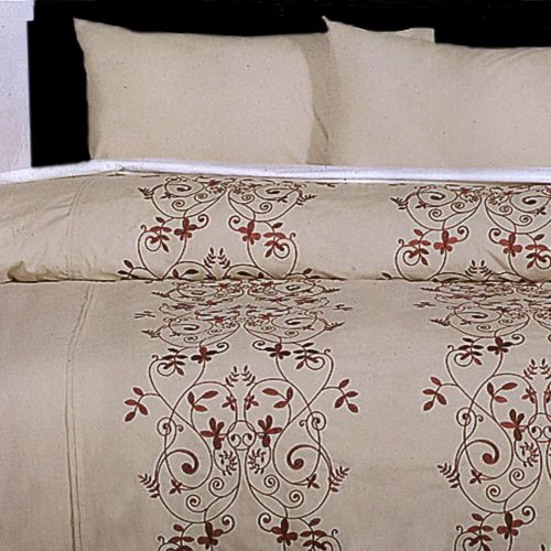 Wonderland Taupe Cotton Quilt Cover Set by Accessorize