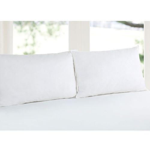 Twin Pack Duck Feather Standard Pillows 45 x 70 cm