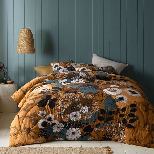Markle Washed Cotton Printed 3 Piece Comforter Set by Accessorize