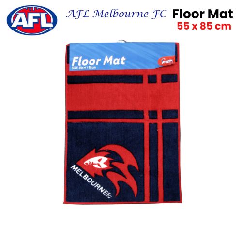 Melbourne Football Club Rubber Backed Floor Mat 55 x 85 cm by AFL