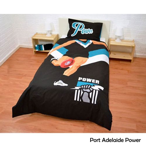 Footy Player Quilt Cover Set Single by AFL