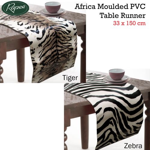 Africa Moulded PVC Table Runner 33 x 150 cm by Rapee