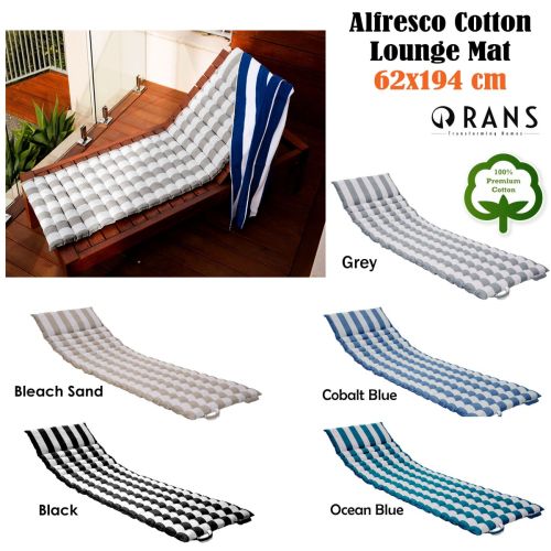 Alfresco Cotton Outdoor Indoor Lounge Mat by Rans