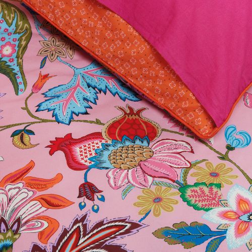 Amelie Sits Pink Cotton Quilt Cover Set Single by Oilily