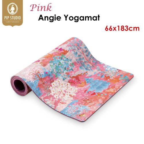 Aimee Yogamat Pip Garden Pink 66x183cm by PIP Studio