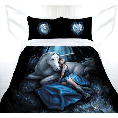 Blue Moon Quilt Cover Set by Anne Stokes